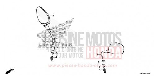 MIROIR CRF450LL de 2020